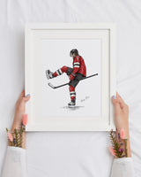 Hamilton New Jersey Hockey Print