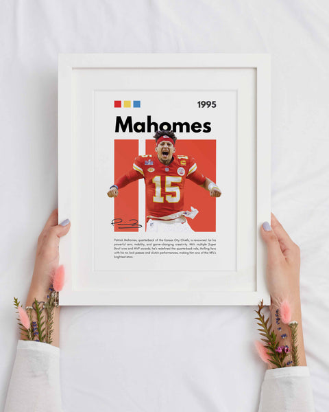 Patrick Mahomes out loud Poster | Kansas City Chiefs NFL Wall Art | Football Fan Gift (Copy)
