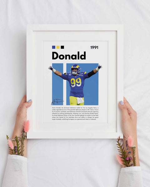 Aaron Donald Los Angeles Rams Poster – NFL Wall Art