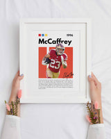 Christian McCaffrey San Francisco 49ers Poster – NFL Wall Art