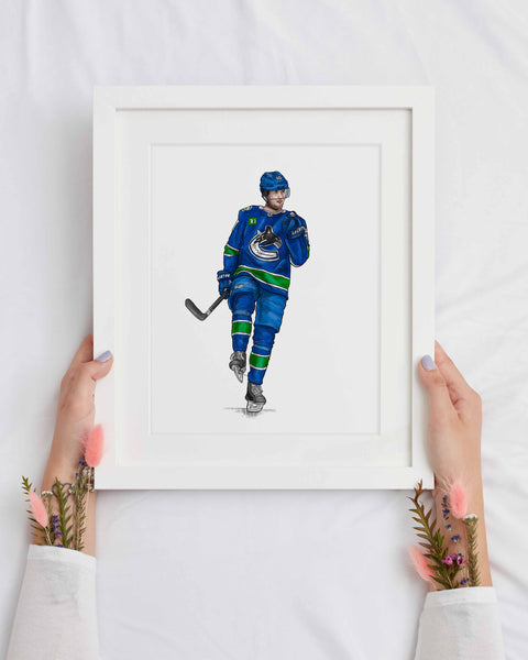 Pettersson Vancouver blue jersey
