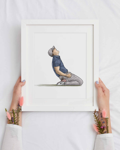 Rory McIlroy – 2025 Masters Champion Art Print