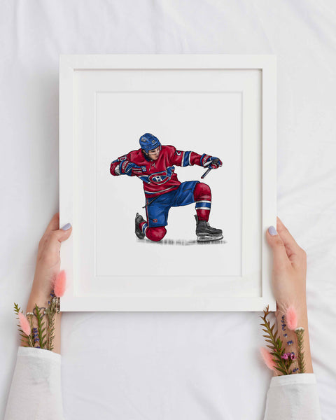 Slafkovsky Montreal Art Print