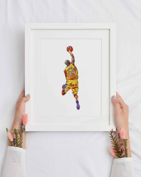 Bryant LA Basketball Print