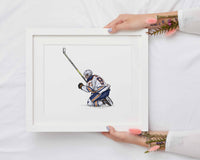 McDavid takes care of Calgary (BACK) Edmonton Print