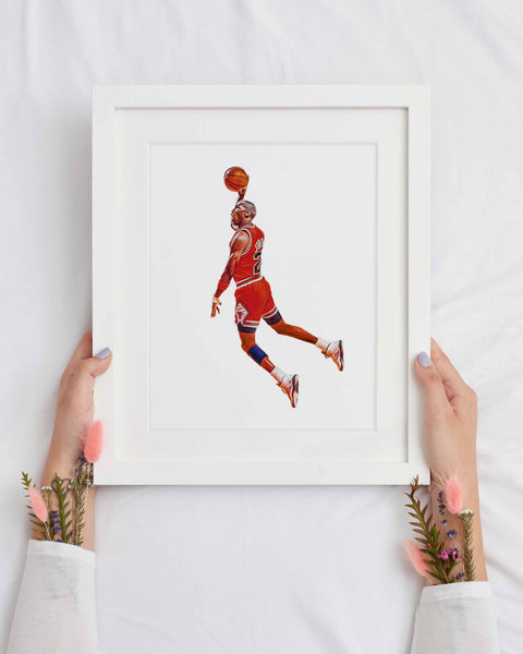 Jordan Chicago Basketball Print