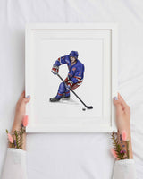 Leech New York Hockey Print