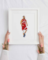 VanVleet Toronto Basketball Print