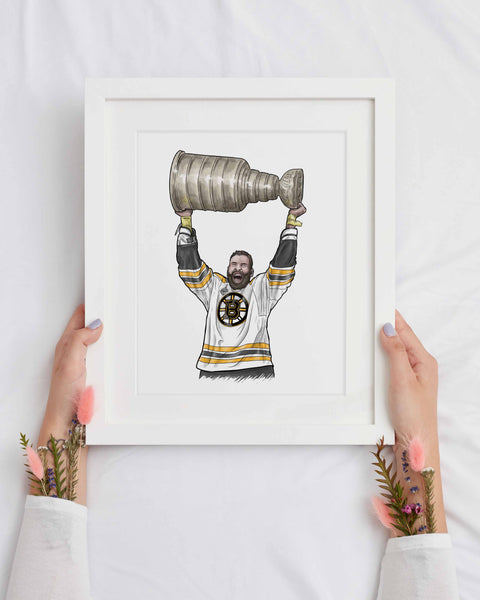 Chara and the cup Boston Print