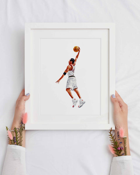 Iverson Basketball Print