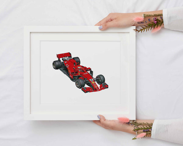 Ferrari f1 Print